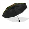 1pc Circular Mandala Automatic Folding Umbrella. casual outdoor accessory, for all seasons yy250924073