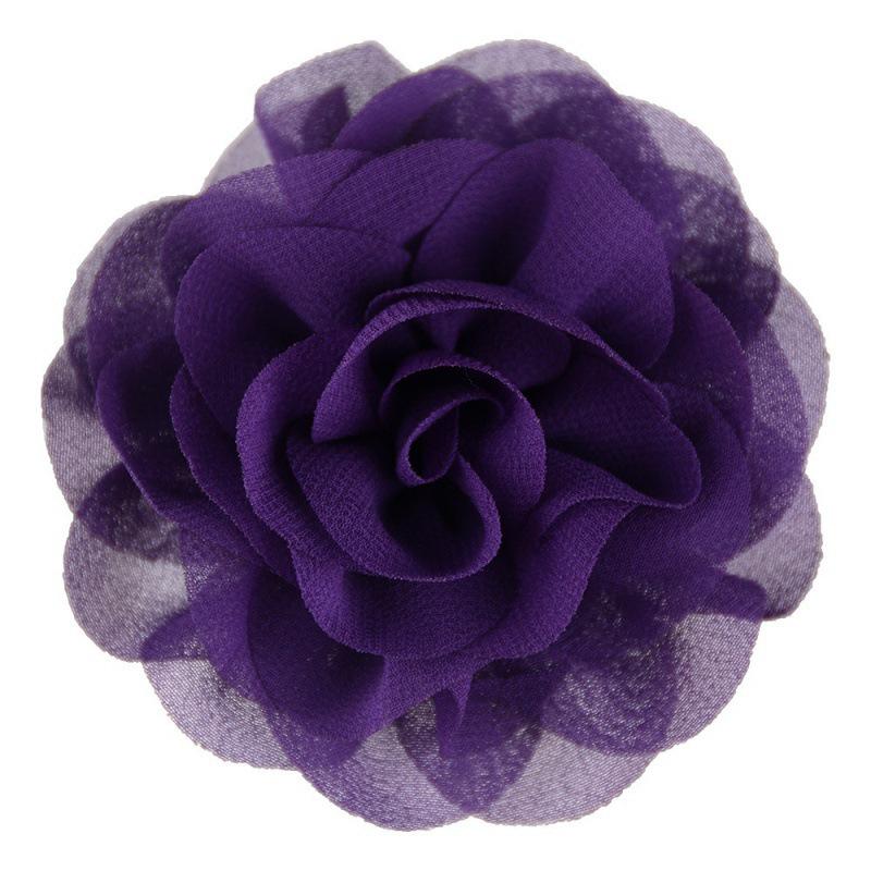 8cm Handmade Pearl Chiffon Rose Flower for Shoes, Hats, Clothing, and Headwear Accessories