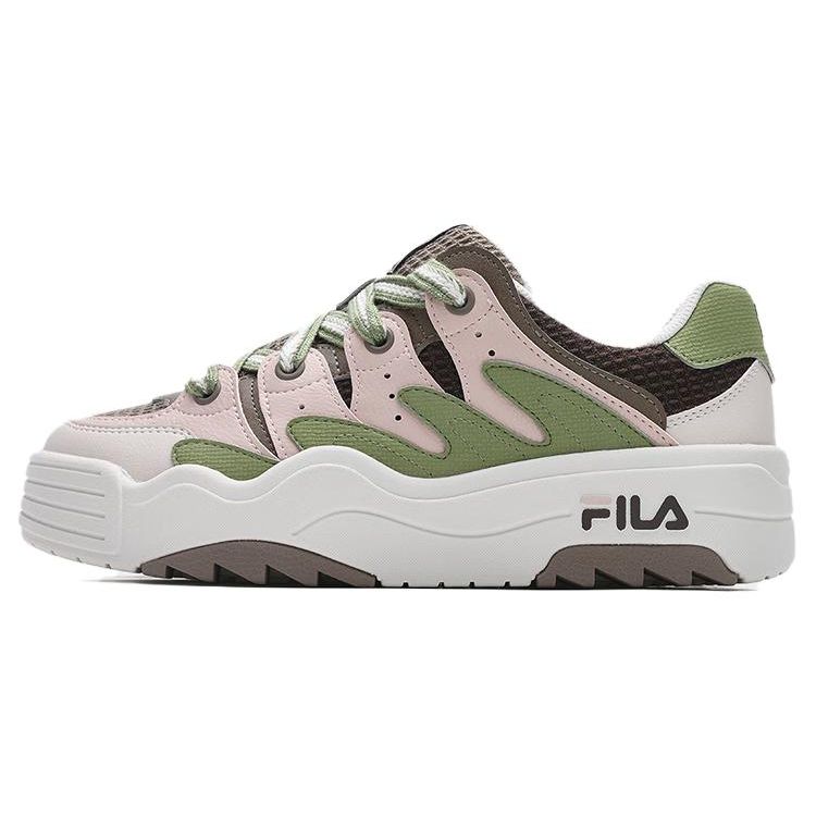 Fila Rosetta Fashion Retro Versatile Comfortable Durable Low-Top Casual Shoes Women Sneaker Gray-Green F12W411204FMR