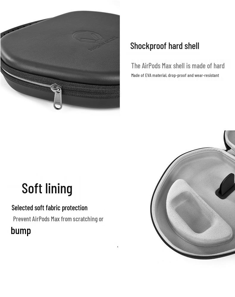 Pouzdro AirPods Max EVA: Automatické uspávání Náhlavní sluchátka přes uši pro skladování