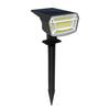 Holofotes Solares para Exterior IP65 à Prova d'Água Luz Solar com Estaca para Jardim Pátio Caminho, Branco Branco Quente RGB