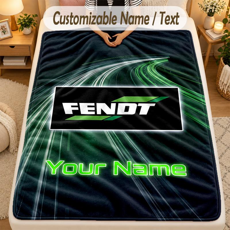 Coperta di FlanellaFendt Nome Personalizzato Testo Personalizzato Morbida Calda Coperta da Divano Decorazione per la Casa Regalo