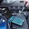 HAZET Pro Bit Tool Bit Pozidriv Profile PZ Hex Practical Bit Box Imported from Set, 36-Piece Set, 6.3 (1/4-inch) Output, [Officially Japan] 2240N/36