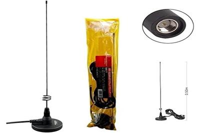 Diamantová anténa Daiichi Denpa Kogyo Diamantová anténa pro montáž s magnetem Konektor typu SMA MR77S 144/430 MHz