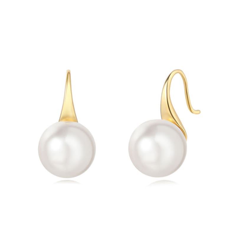WESTISLAND Pearl Hoop Earrings L_WI5031322
