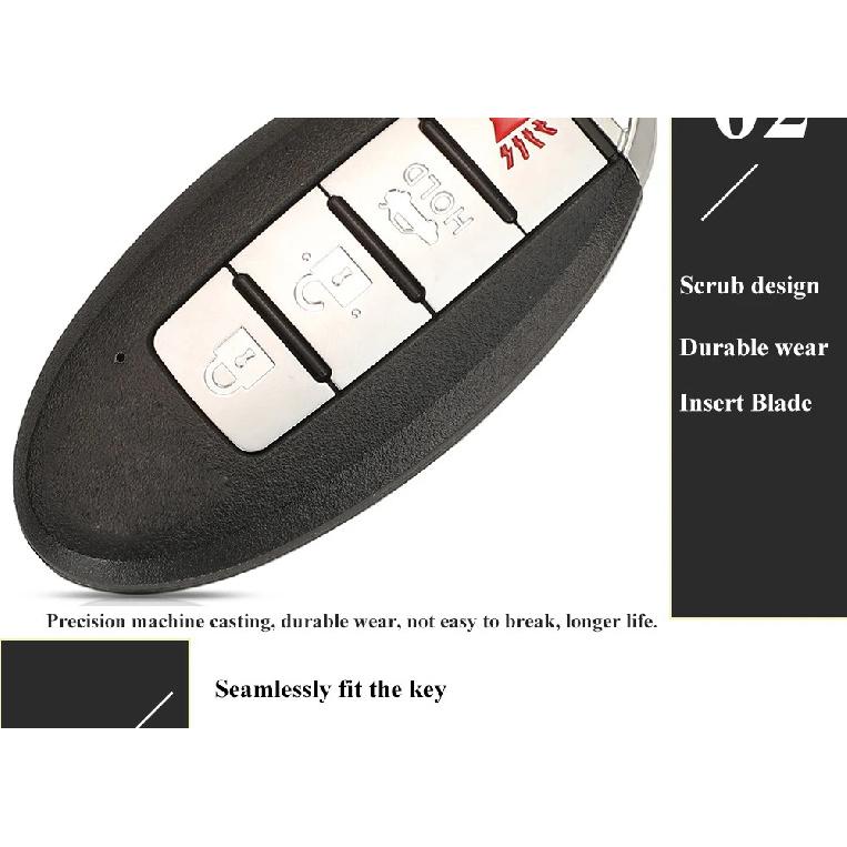 jingyuqin S180144801 Smart Keyless Remote Car Key For Nissan Altima Versa 2019 2020 433MHz 4A Chip Fob 285E3-6CA1A KR5TXN1