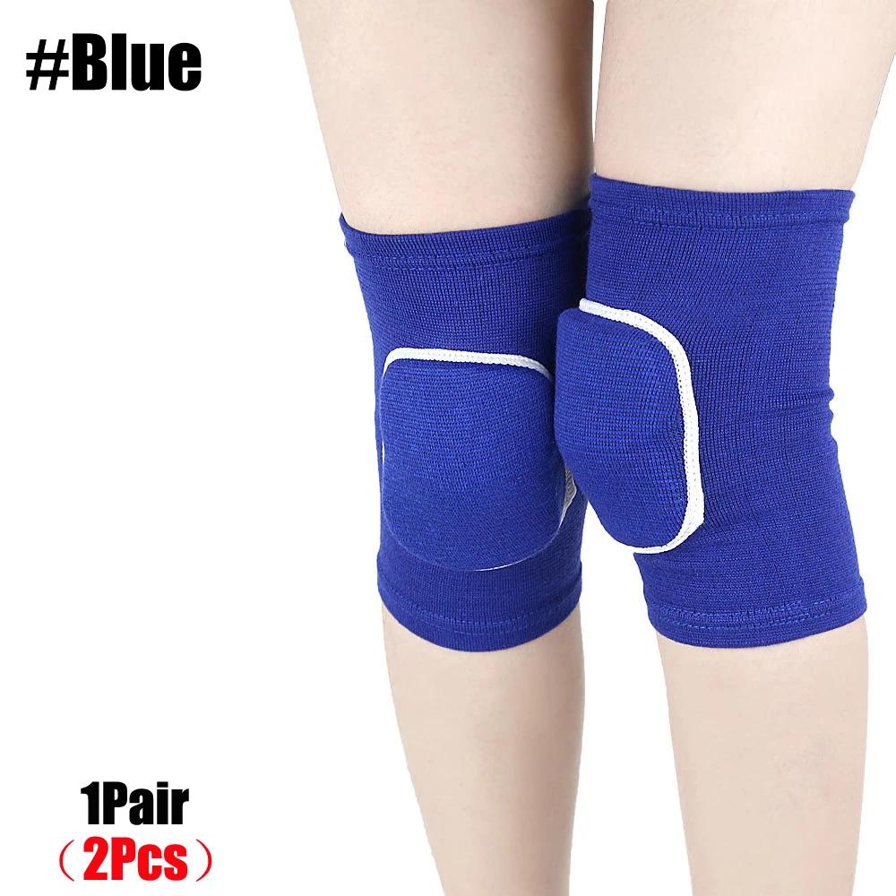 2Pcs Sports Compression Knee Pads Elastic Knee Protector Thickened Sponge Knee Brace Support For Dancing Workout Training