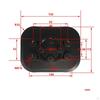 Inflatable Boat Fishing Rod Base Easy Installation Mounting Pad Sturdy