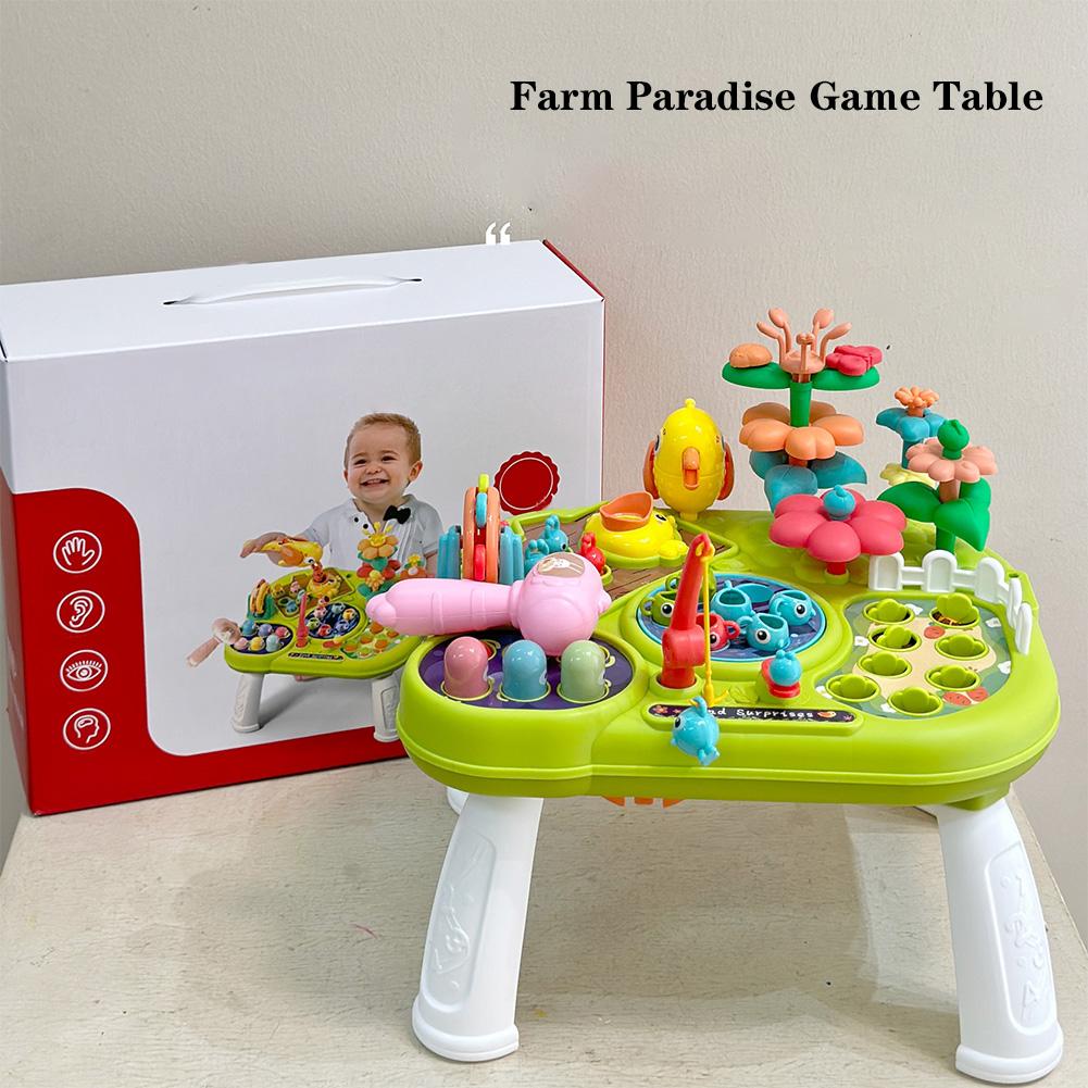 Baby Activities Table Toys Creative Multi-functional Game Table Educational Early Learning Table Gifts For Kids