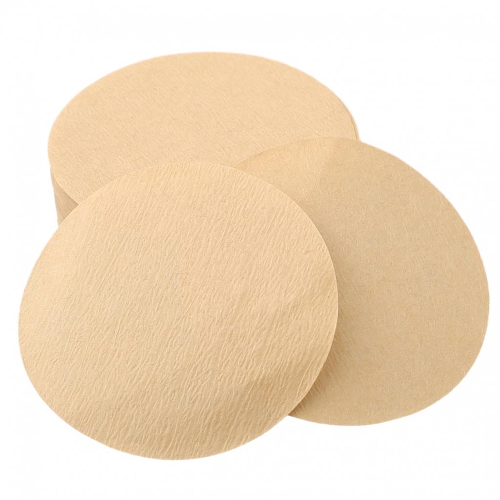100 Pcs Coffee Filter Paper For Espresso Coffee Maker Raw Wood Pulp