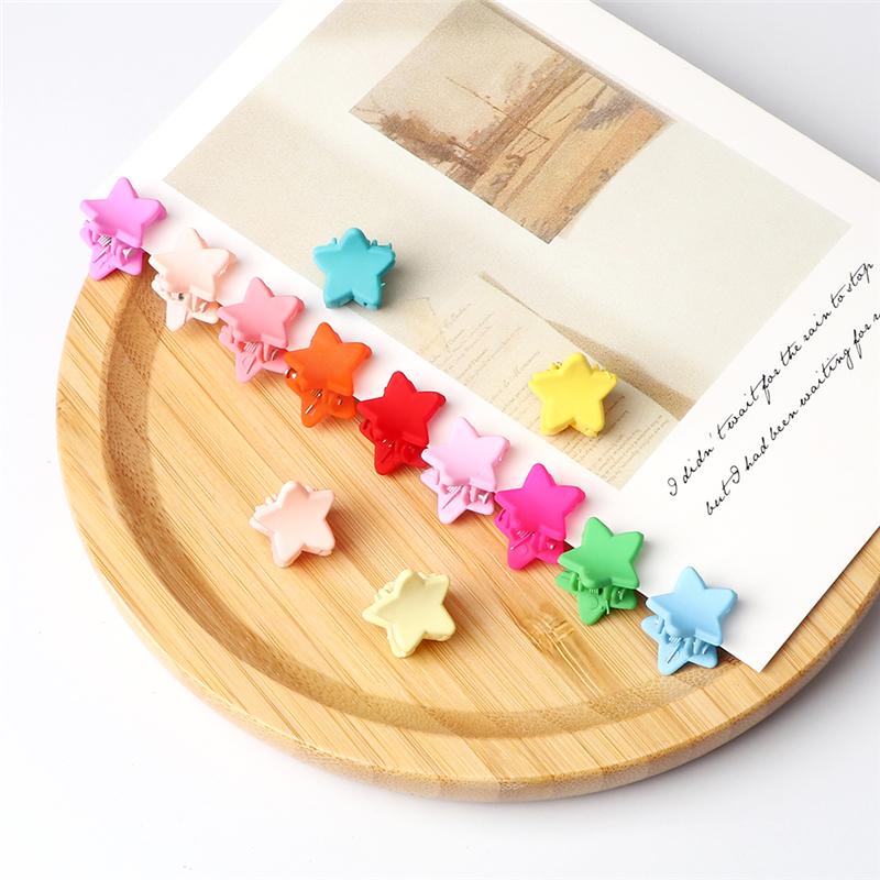 50/100PCS/Set Mini Girls Hair Claws Flower Crown Star Hairpins Cute Hair Clips For Baby Children Claw Hair Accessories Barrettes