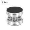 uxcell 8pcs Subwoofer Insulation Pads, 45x40mm, Speaker Insulation Pad Feet, Turntable, Audio Studio Monitor Insulation Pads, Silver