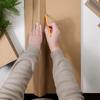 12 Einseitige Beige Kraftpapier Wellpappe Rolle Verpackungsmaterialien Geschenkboxen DIY Bögen Versandbeilagen Verpackung