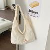 Fashionably Simple and Gentle Style Lace Bag, Large Capacity for Daily Commuting Tote Bag, Single Shoulder Bag