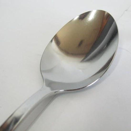 Nagao Hakaku Dinner Spoon 17.8cm 12-piece Set Stainless Steel Dishwasher Safe Commercial Use Made Japan
