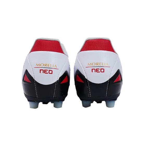 Mizuno Morelia Neo 4 Round Toe AG (Rubber Short Studs) Slip Resistant Durable Soccer Shoes Men Soccer Shoes White P1GA233509