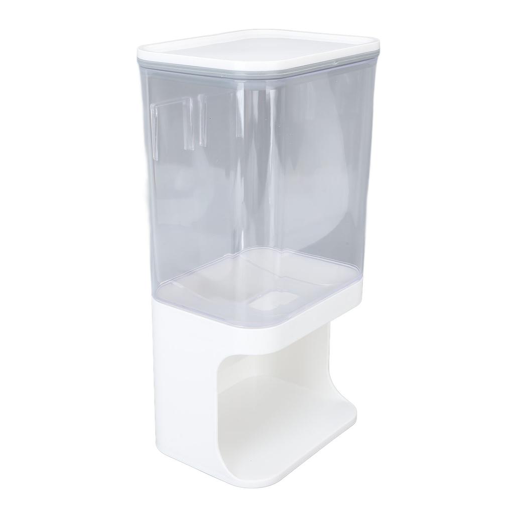 Rice Container tight Storage Dispenser Wall Mounted ed Bucket Press Type Kitchen Supplies