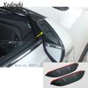 2pcs/set Car Sticker Rear View Glass Mirror Trim Rain Eyebrow Shield Sun Visor For Nissan X-Trail