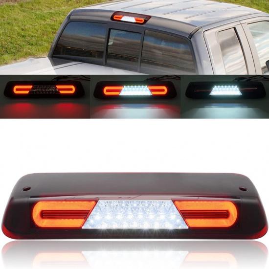 NJSBYL F150 LED 3rd Brake Light for 2009 2010 2011 2012 2013 2014 F0rd F150 SVT Raptor Smoked Lens Third High Mount Stop Brake Lamps White LED Rear