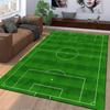 Soccer Field Carpet Design suitable as a non-slip mat for the living room or bedroom sofa