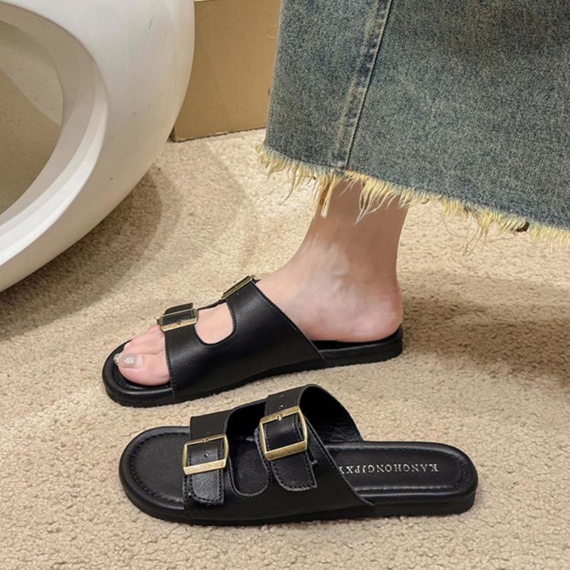 Fashion Beach Shoes Womens Slippers Outdoor Slides Pantofle Sabot Flat 2025 Soft Silver Casual Leisure Shoes Slippers Soft Summer Clogs