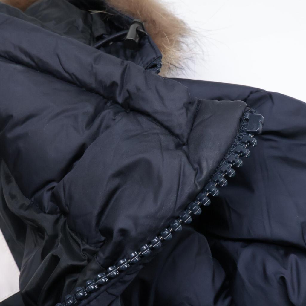 MONCLER MARQUE Marc fur down jacket Jacket 1 NavyUsed