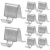 10pcs Shelf Supports for Iron Cabinets Heavy Duty Metal Shelf Clips Suitable for Kitchen Cabinets Shelving Hardware