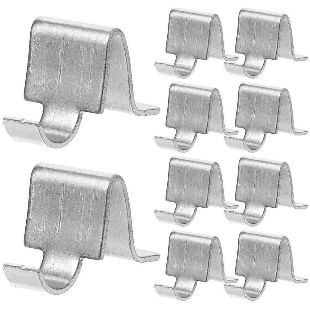 10pcs Shelf Supports for Iron Cabinets Heavy Duty Metal Shelf Clips Suitable for Kitchen Cabinets Shelving Hardware