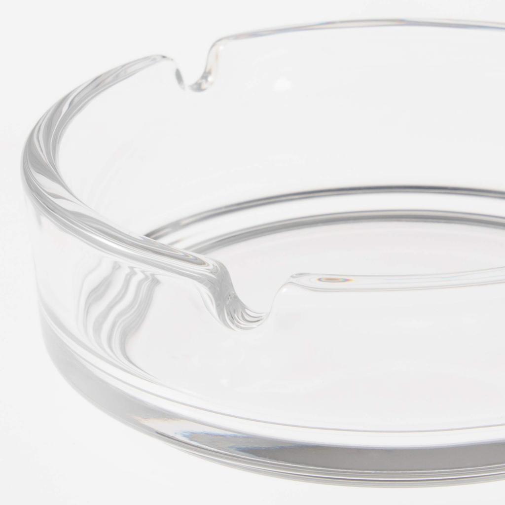 TOYOSASAKI GLASS Sasaki Made in Japan Glass Tabletop Ashtray (Toyo Glass) P-05513-JAN