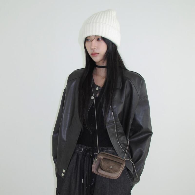 Women s Basic Daily Goalie Angora Knit Beanie beige