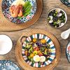 Japanese Style Ceramic Tableware Gift Bowl and Dish Set Blue and White Porcelain Bowl and Chopstick Set Ceramic Bowl