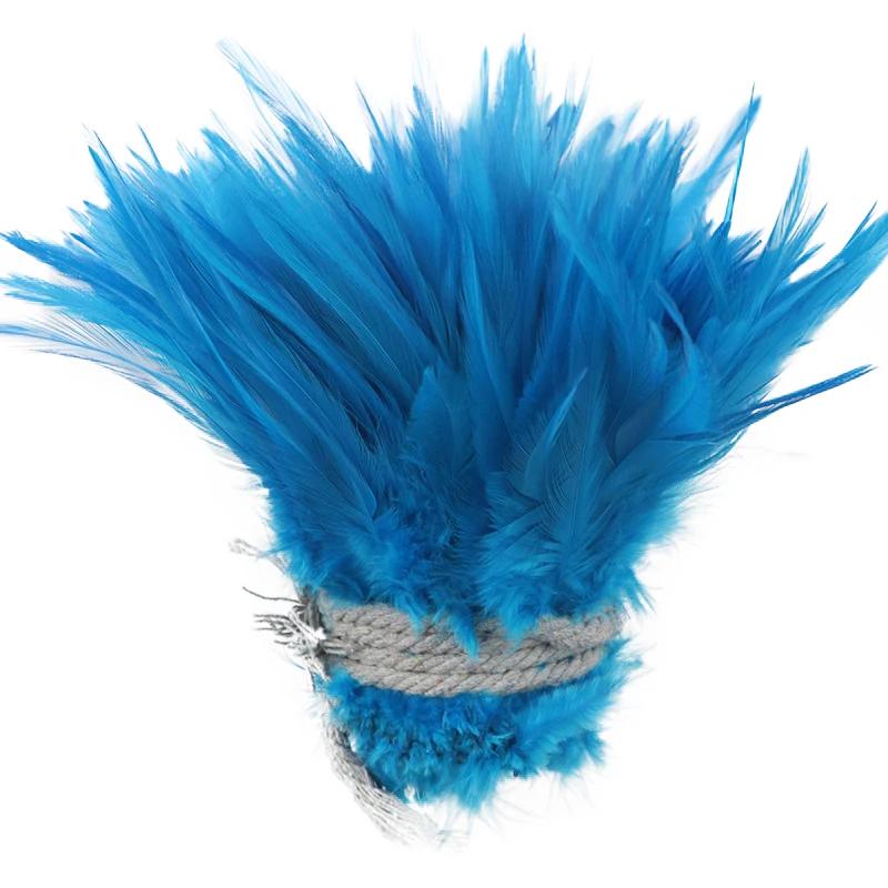 1 Roll Natural Pheasant Feathers for Crafts Jewelry Needlework Decoration Fly Tying Materials Chicken DIY Handicraft Accessories