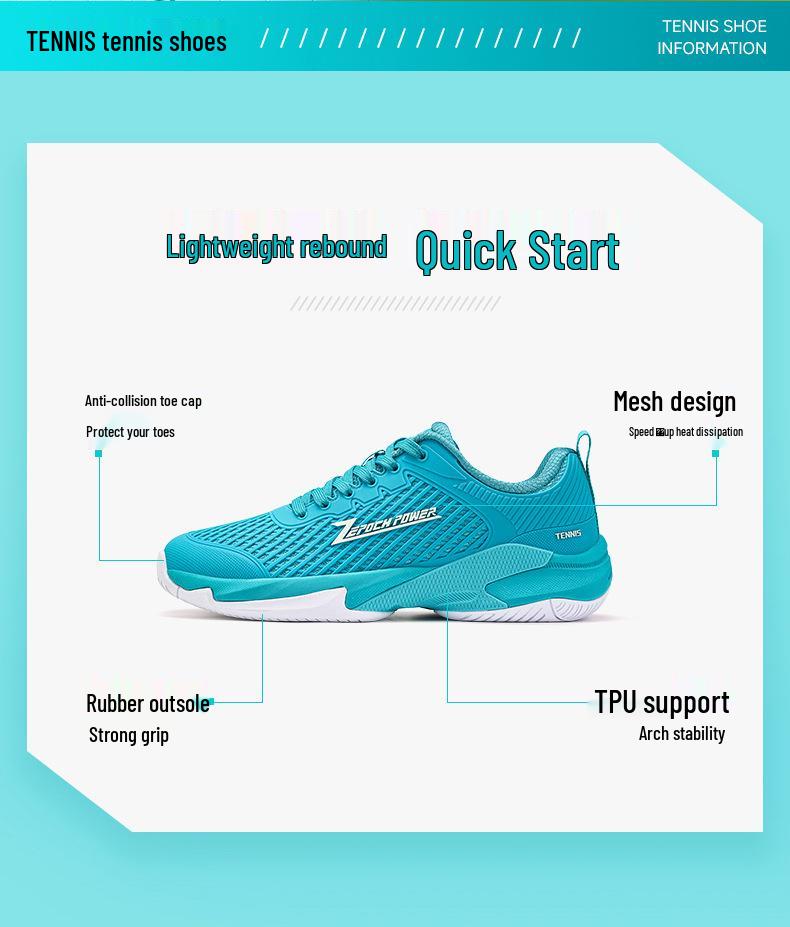 Zapatillas Unisex para Pickleball, Tenis, Bádminton y Tenis de Mesa para Pistas de Arcilla y Duras