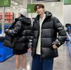 Black Gold Hooded Men's Goose Down Jacket - Thickened, Warm, Cold-Proof Winter Coat
