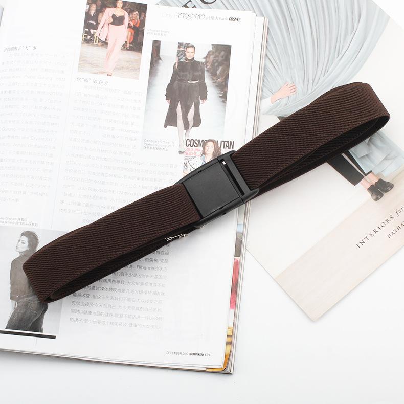 Lazy Belt Elastischer Elastischer Jeansgürtel Damen Dekoratives Taillensiegel Kein Stanzen