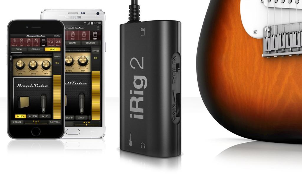 Japanese distributor IK Multimedia iRig 2 interface for iOS [Authorized product] (guitar/bass devices) IKM-OT-000042c