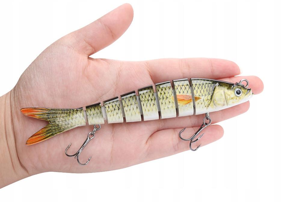 Wobbler Pike Zander Jointed Sinking F146 Silver