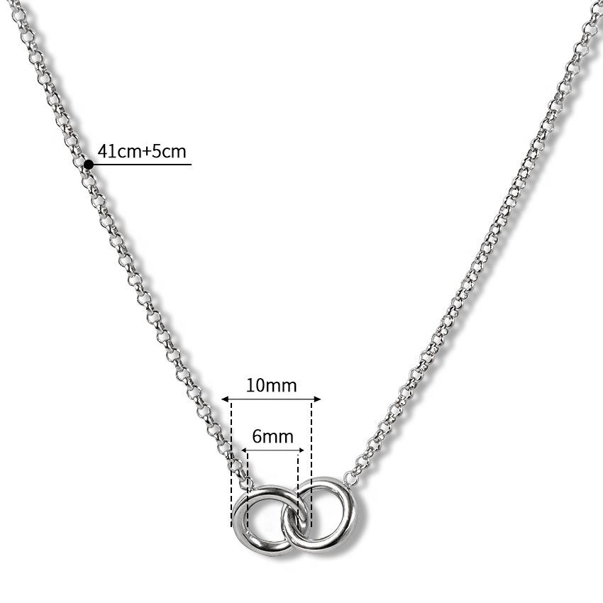 French Gypsy Light Luxury Premium Temperament Necklace Female Clavicle Chain Stainless Steel Necklace