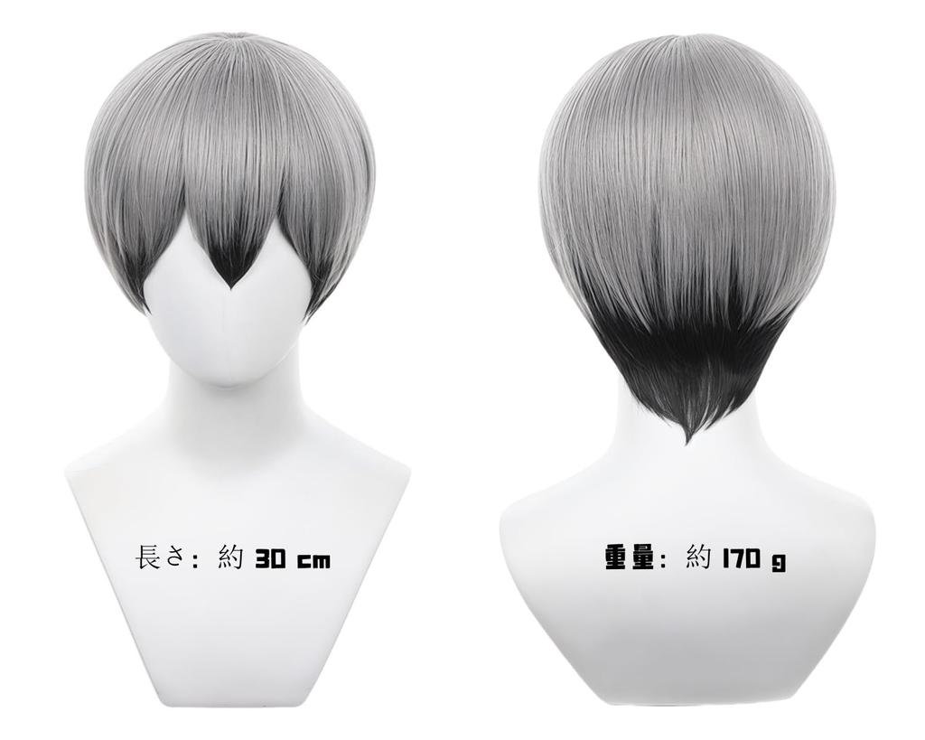 Sizuuenn Kita Shinsuke Cosplay Wig with Perfect for School Cultural and Photo Shoots Haikyu!! Wig, Heat-Resistant, Net, Events, Festivals, Festivals,