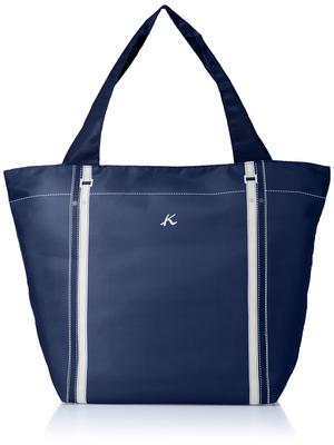 Folding Eco Bag with Zipper KH8232 Dark Blue 10101 [Kitamura] Women's [Navy]