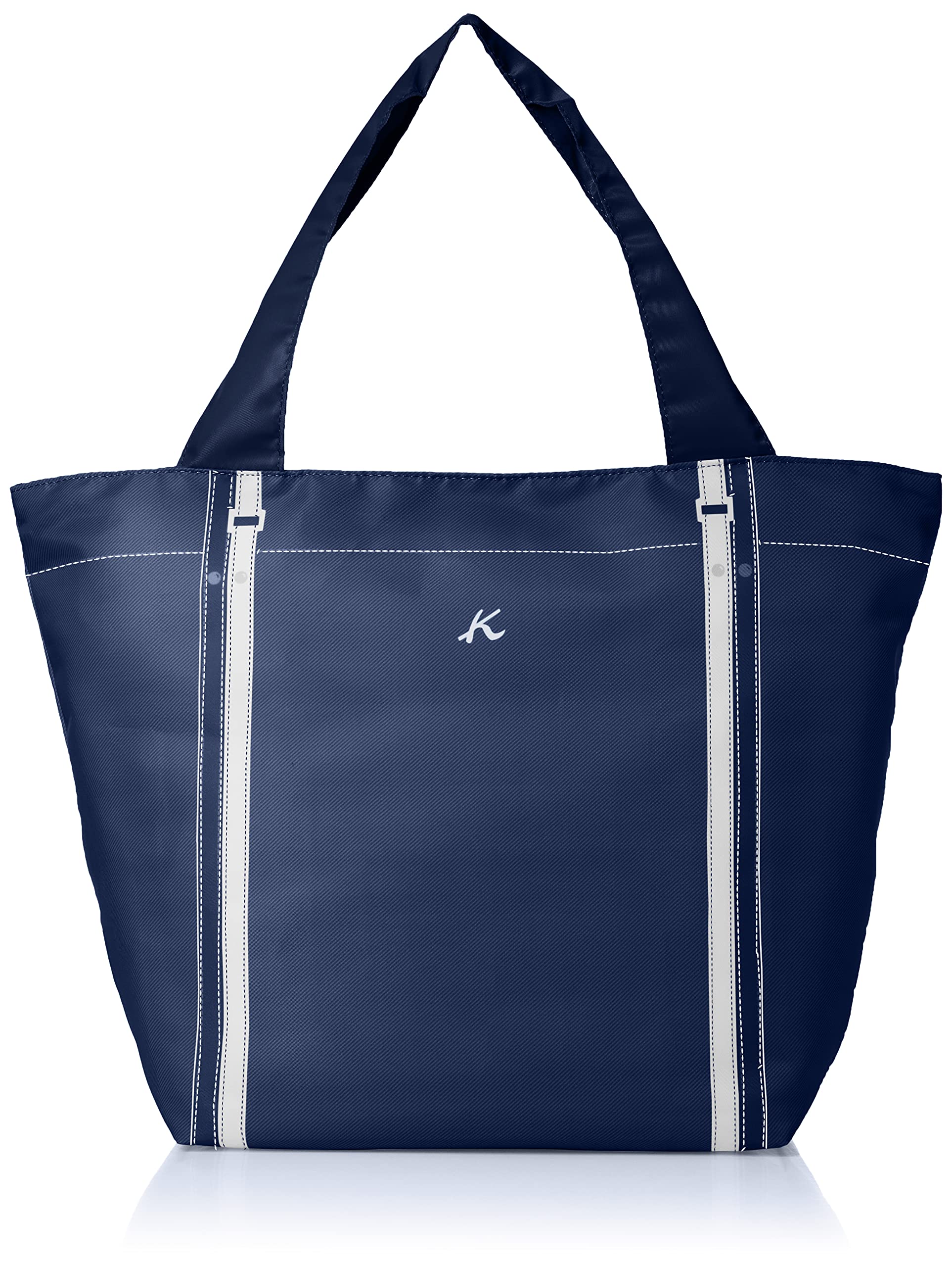 

Folding Eco Bag with Zipper KH8232 Dark Blue 10101 [Kitamura] Women s [Navy]