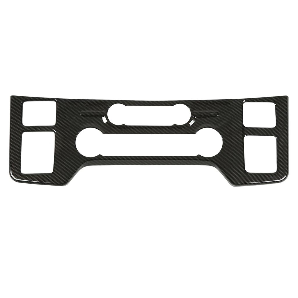 Zentrale Steuerung Klimaanlagen-Panel Zierleiste Carbonmuster Glatte Oberfläche Ersatz für Ford 2021+