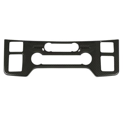 Central Control Air Conditioning Panel Trim Carbon Pattern Smooth Surface Replacement for Ford 2021+