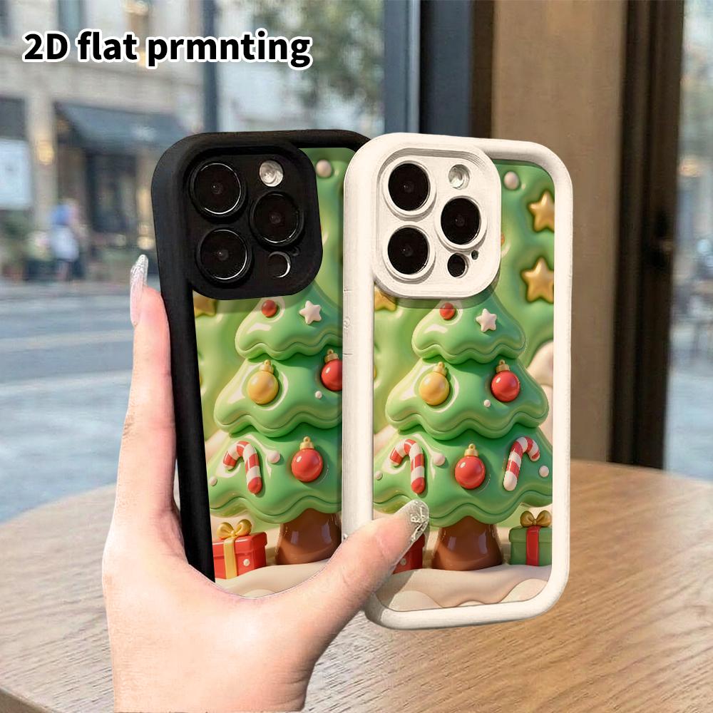 Phone Case: 2D Flat Design Suitable for iPhone 18 17 16 15 14 13 Pro Protective Case, Travel Little White Duck, Perfect Christmas and Halloween Holida