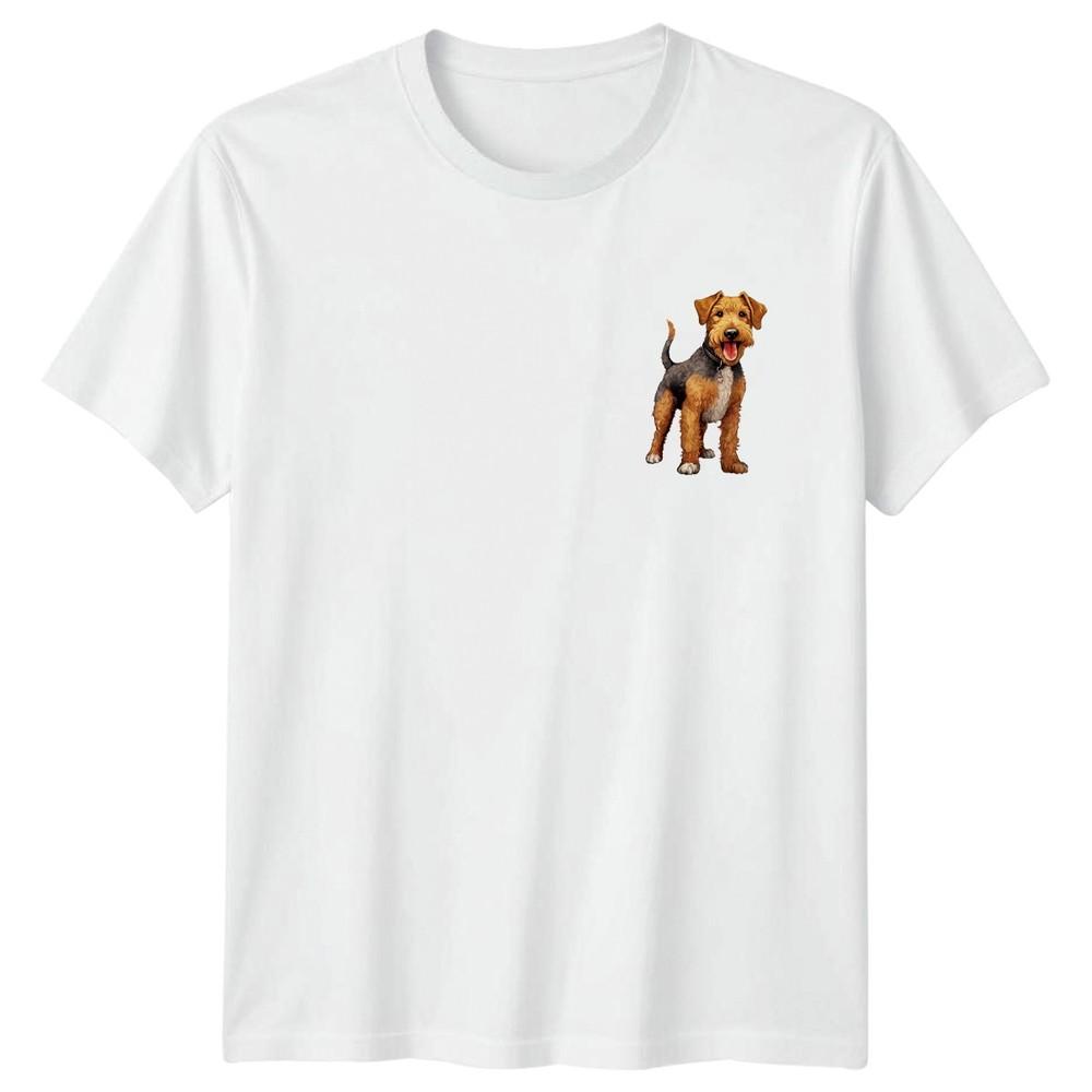 Airedale Terrier Dogs Animals Unisexs TShirt Unisexs Tee Graphic Unisex Top S