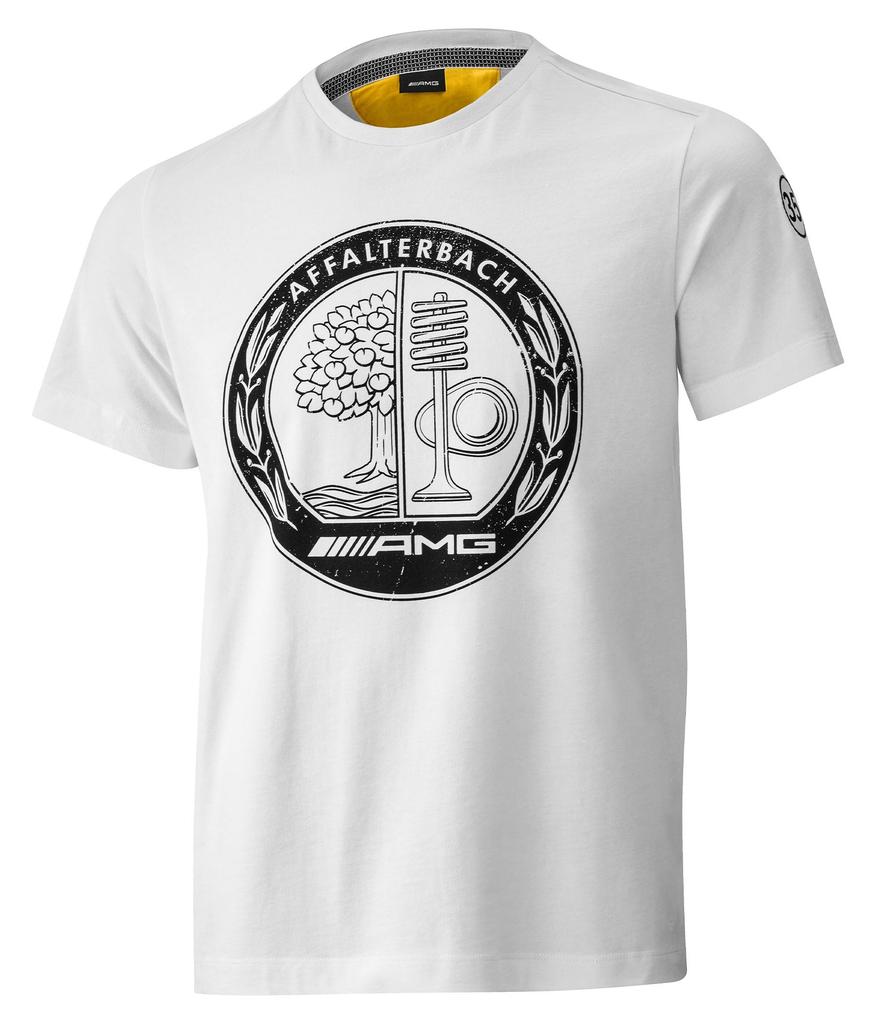 Genuine Affalterbach Size Small [Mercedes-Benz Collection] Mercedes-AMG Men's T-Shirt, White,