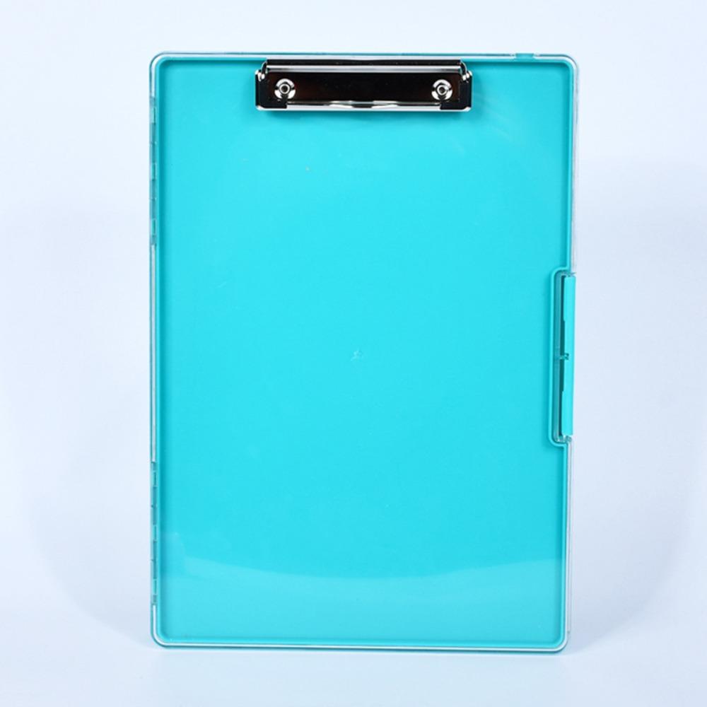 Side Opening Storage Clipboard Double-layer Clipboard Organizer Writing Board  Office Accessories