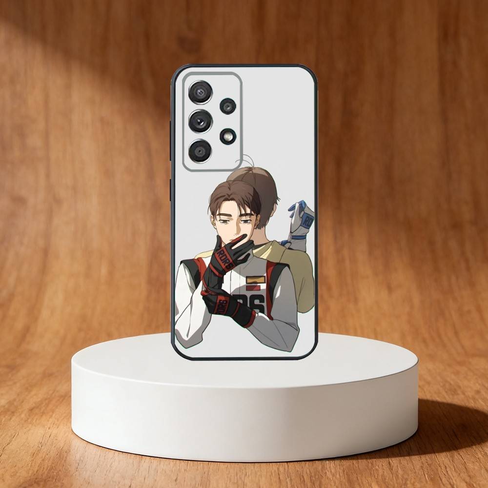 Hot Anime Initial D AE86 Phone Case For Samsung S25,S24,S21,S22,S23,S30,Ultra,S20,Plus,Fe,Note,10,9,5G Black Cover