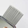 Premium Stainless Steel Comb, Scalp Exfoliation Brush for Removing Dead Skin Cells and Nits