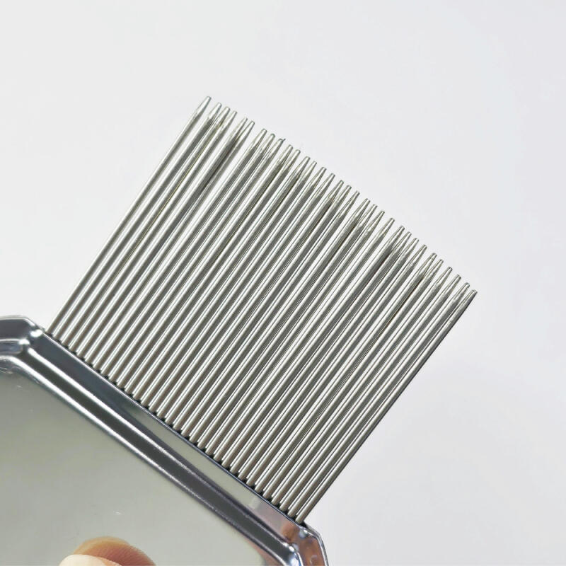 Premium Stainless Steel Comb, Scalp Exfoliation Brush for Removing Dead Skin Cells and Nits